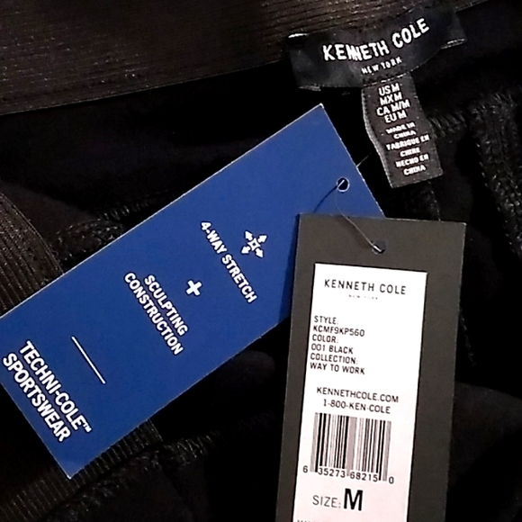 Black Kenneth Cole New York way to work Slacks - Picture 10 of 16